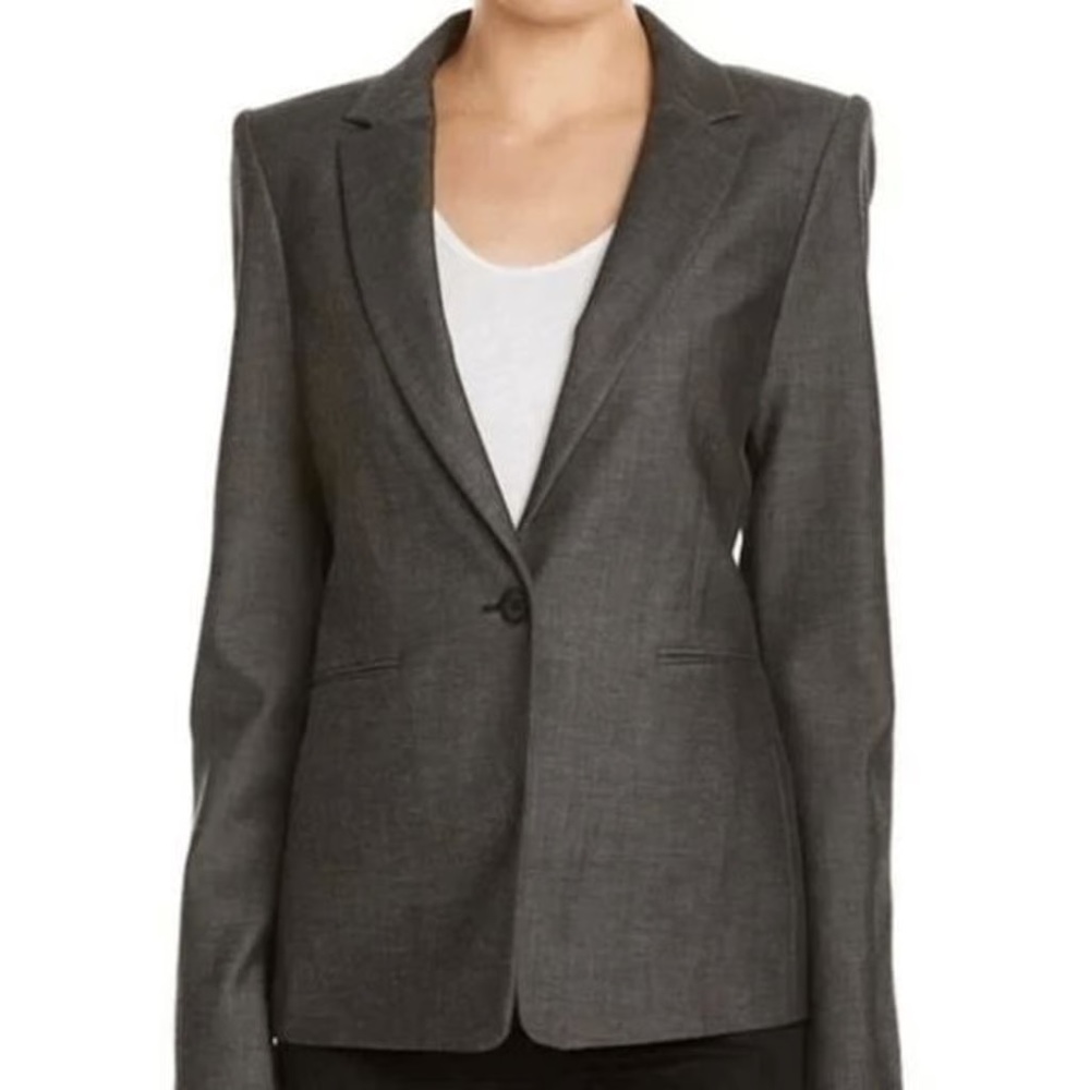 BCBGMaxAzria Hugh Dark Gray Heather Blazer